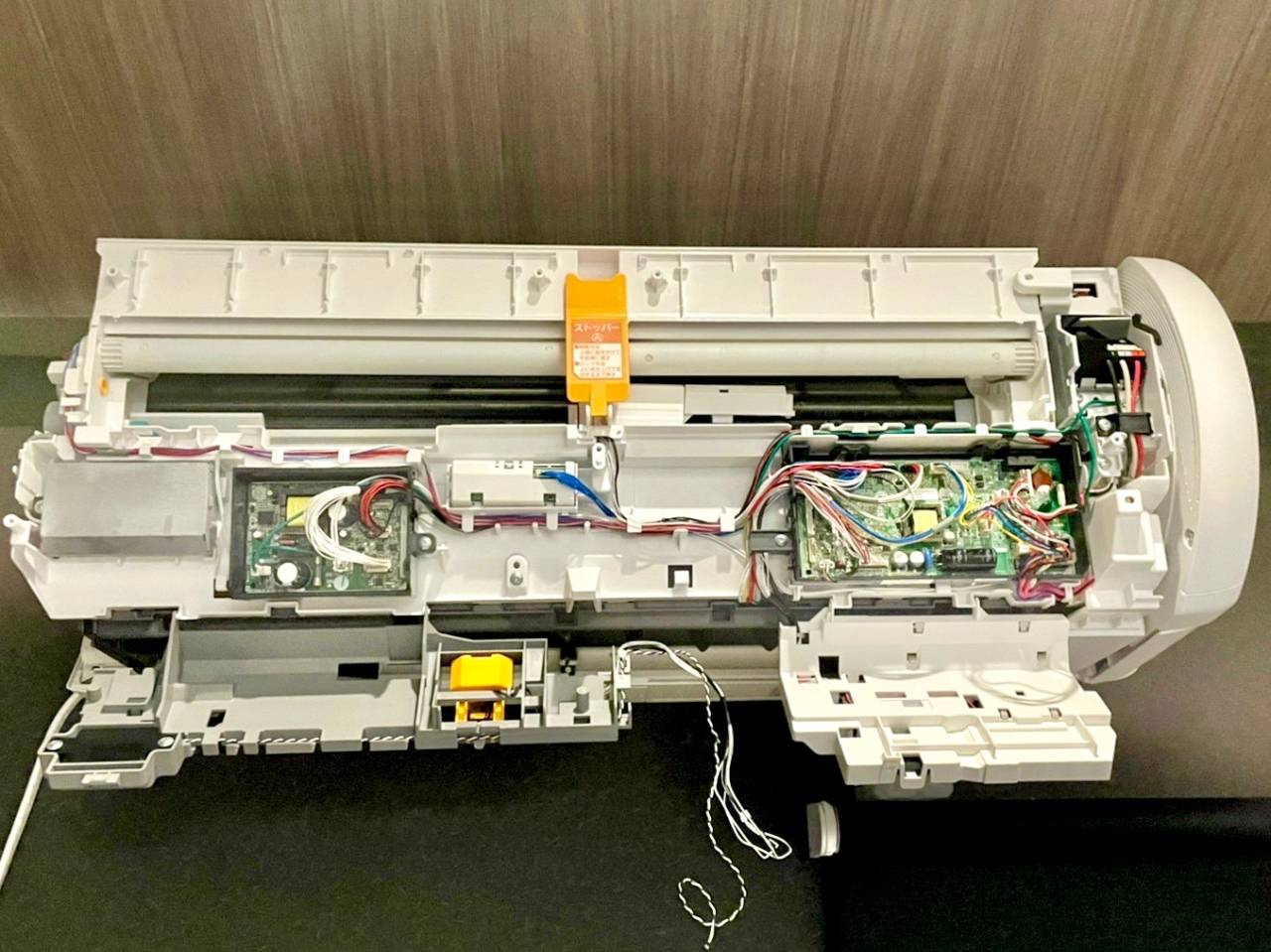 三菱エアコン 室外機 基盤、ファンモーターセット - 季節、空調家電